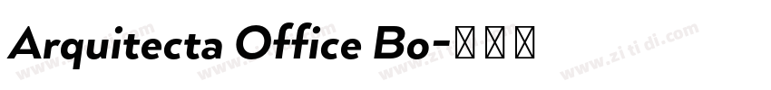 Arquitecta Office Bo字体转换